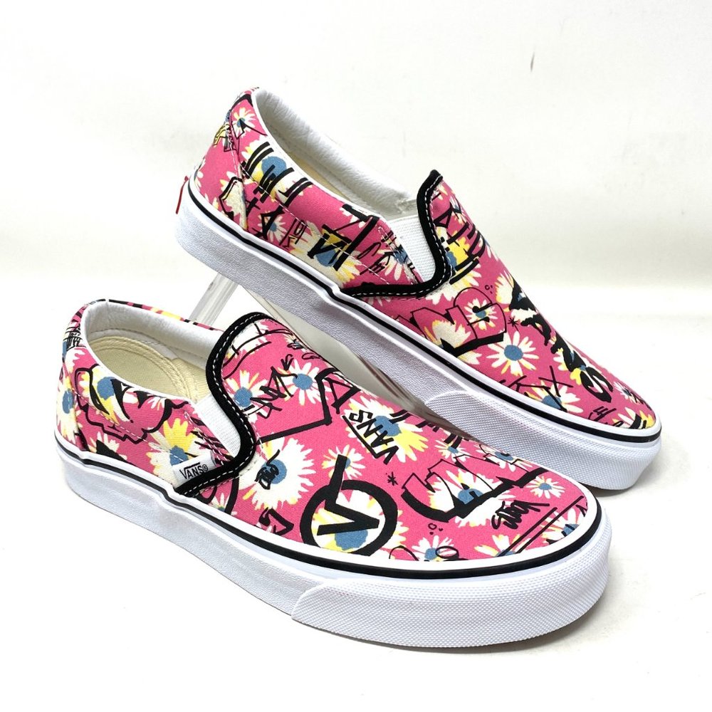 💖MEGA SALE💖VANS Classic Slip-On Vans Crew Floral Canvas  Women's  VN0A4BV31IY - Picture 5 of 9